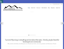 Tablet Screenshot of johnrmcphersondds.com